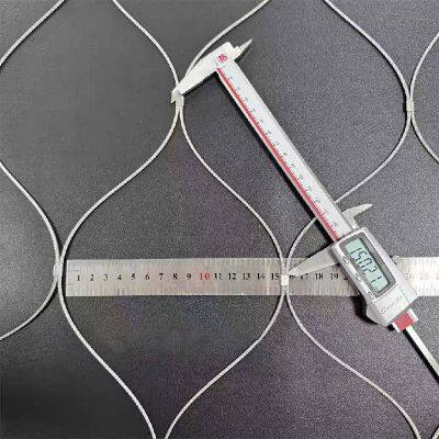 Architectural Grade 304L Stainless Steel Rope Mesh - Plain Weave Design photo-4