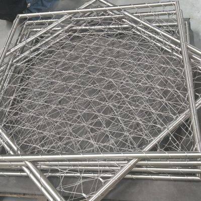 Сетка из нержавеющей стали 304 316 для украшения и безопасности, предназначенная для защиты балконов и лестниц