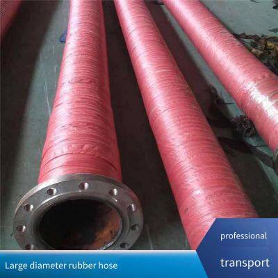 Customized Large-diameter Steel Wire Skeleton Rubber Hose, Reducing Suction and Discharge Hose for Negative Pressure and Wear-resistant Suction and Discharge of Cement Slurry photo-4