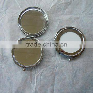 free desigh custom high quality zinc alloy compact mirror