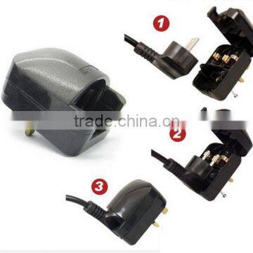 Super Reliable Home Appliance/Hospital/Factory EU Schuko Type C to UK Ireland Malaysia Type G Plug Travel Adapter Converter photo-5