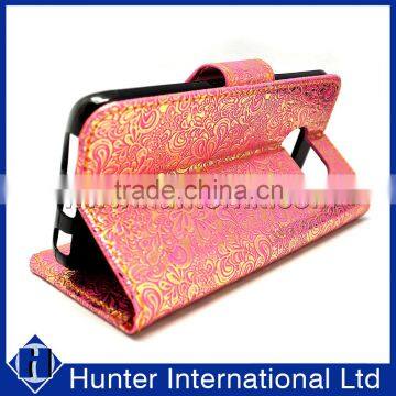 Flower Pattern Wallet Case For Samsung S6 Edge photo-6