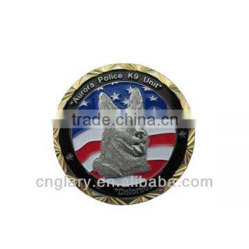 custom die casting coin metal badge