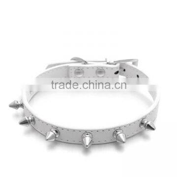 Wholesale Pet Supplies Plain Pet Collars Personality Bullet Nail Dog Collar photo-2