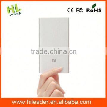 2015 Ultra-thin metal 5000mah univeral portable power bank