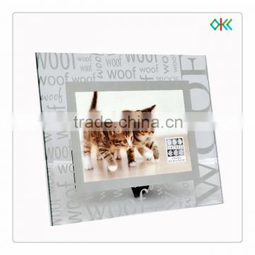 decorative glass mirror frame