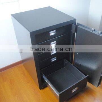 Strong Metal Steel Fingerprint Drawer Safe Box