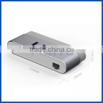 USB 3.0 to 3 Ports USB 3.0 Hub With RJ45 10/100/1000Mbps Gigabit Lan Adapter photo-3