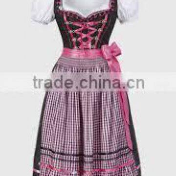 Mini Dirndl with blouse & apron / Trachten Dirndl Dress / Traditional Bavarian Dirndl