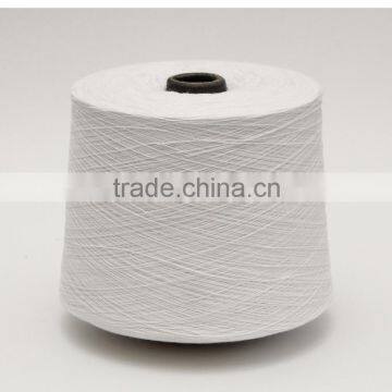 High quality white open end recycled cotton polyester knitting and weaving yarn