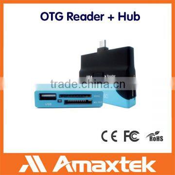 Amaxtek USB 2.0 OTG Combo Card Reader