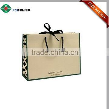 Custom Logo Printed Paper Bags no Minimum for Shopping photo-3