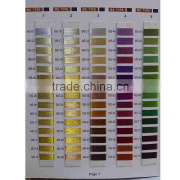 10 Years Professional Production Exprience Factory Made St Type Fluorescent Gold Metallic Yarn photo-2