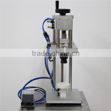 HOT SALE! Fatory semi-automatic perfume crimper machine/perfume pump cap crimper /perfume bottle crimper machine