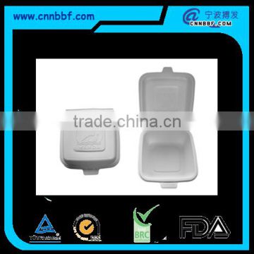 Biodegradable corn starch disposable food packing boxes