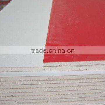 Red back pvc gypsum board ceiling