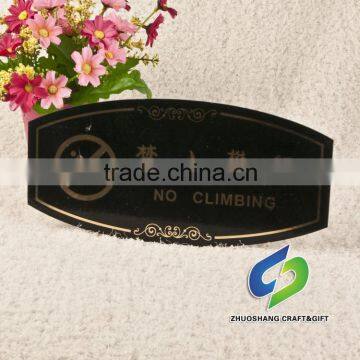 Public warm words acrylic display stand