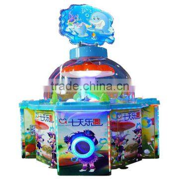 2106 Sinoarcade Nice Dedicated Gumball Claw Machine Game Amusement Park 4 Players Coin Operated Simulation Game Machine for Kids