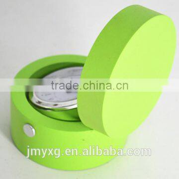 Modern Creative Decentround Wooden Table Clock for Promotion Gift photo-6