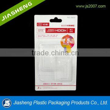 sliding card plastic blister hardware packaging with printed card