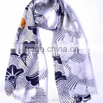 New cheap 100% viscose print scarf for woman