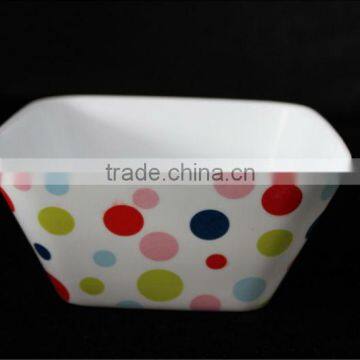 6.2 inch melamine rectangular bowl