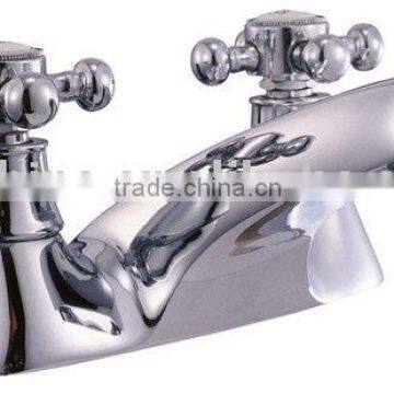 two lever brass mordern basin tap SH-1212