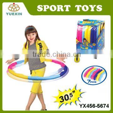 Good Quality Hula Hoop, 7PCS Plastic Function Hula Hoop