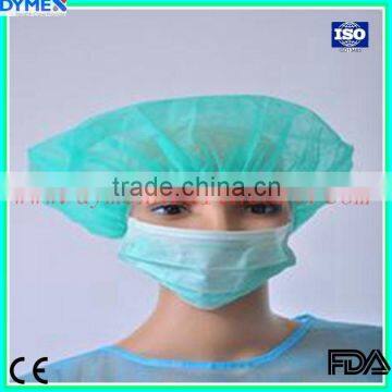 Good Quality Bouffant Cap with Peaked by CE/FDA/ISO Approved