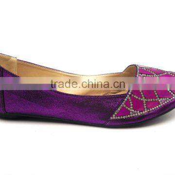 2016 Latest Shining Diamond Women Flat Shoes in Stock photo-2