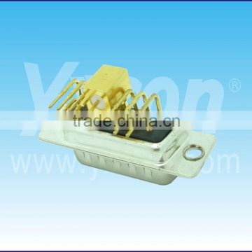 Dongguan Yxcon 11pin 11W1 right angle large current female plugboard high quality D-SUB connector