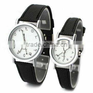 Fashion ladies geniune leather watch couple pair watches