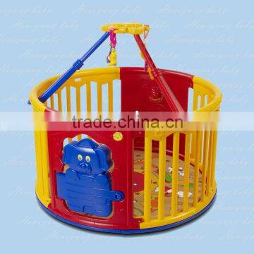 plastic round baby playpen with EN certificate