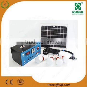 Mini Solar Home Light System with 10W Solar Panel and 3W LED Light DC/AC220V