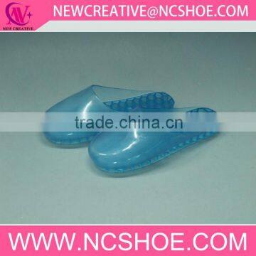 Bathroom anti-skid massage slippers couples crystal slippers