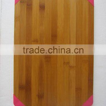 Bamboo Wooden Silicon Rings Chopping Board/block Set,kitchen Cutting Board,sedex Christmas