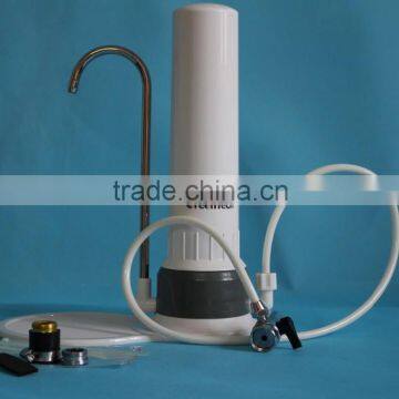 table top simple filtration water purifier with faucet