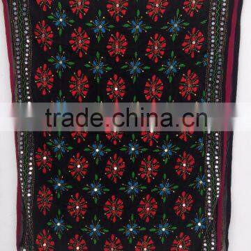 Multi Purpose Colorfull Hand Embroidery Chiffon Sarongs