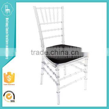 hotel wedding acrylic transparent resin chiavari silla tiffany chair