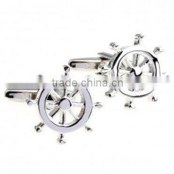 Men's Stainless Steel Helm Cufflink