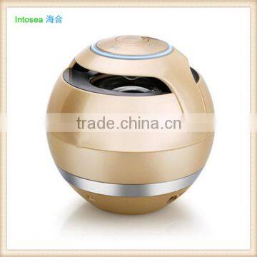 cute low price mini round bluetooth speaker with usb for quality music