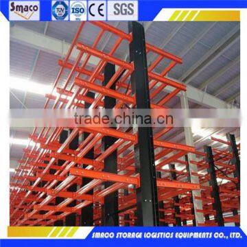 Double arms warehouse cantilever rack