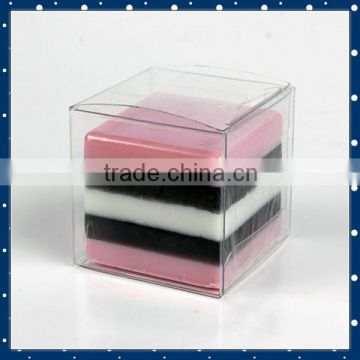 wholesale plastic clear pvc square soap box