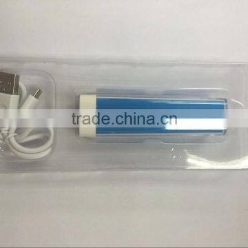 Lipstick style universal portable charger power bank 2600mah