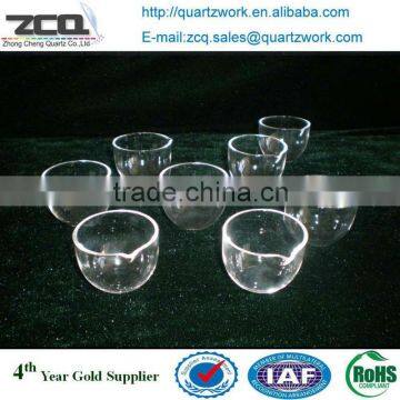 Small Quartz Crucible Quartz Crucible Silica Crucible