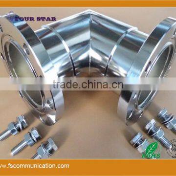 3-1/8" EIA Flange to 3-1/8" EIA Flagne Right Angle Connector Adaptor photo-5