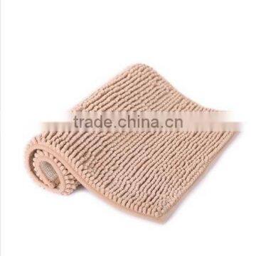 Microfiber Anti Slip Chenille Bath Mat photo-5