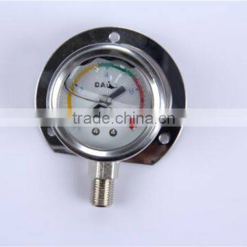 Hot sale products China easy to read 0-600 bar All stainless steel manometer oil pressure gauge