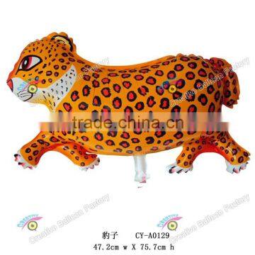 2016 leopard shaped foil balloons aluminum foil balloons animal mini helium balloons