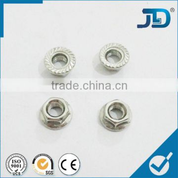 stainless steel hex nut with flange